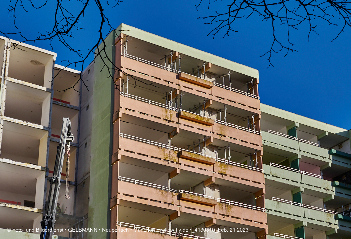 21.02.2023 -  Mega-Sanierung in der Kurt-Eisner-Straße in Neuperlach